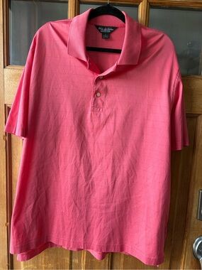 Brooks Brothers Men’s Pink Short-Sleeve Polo